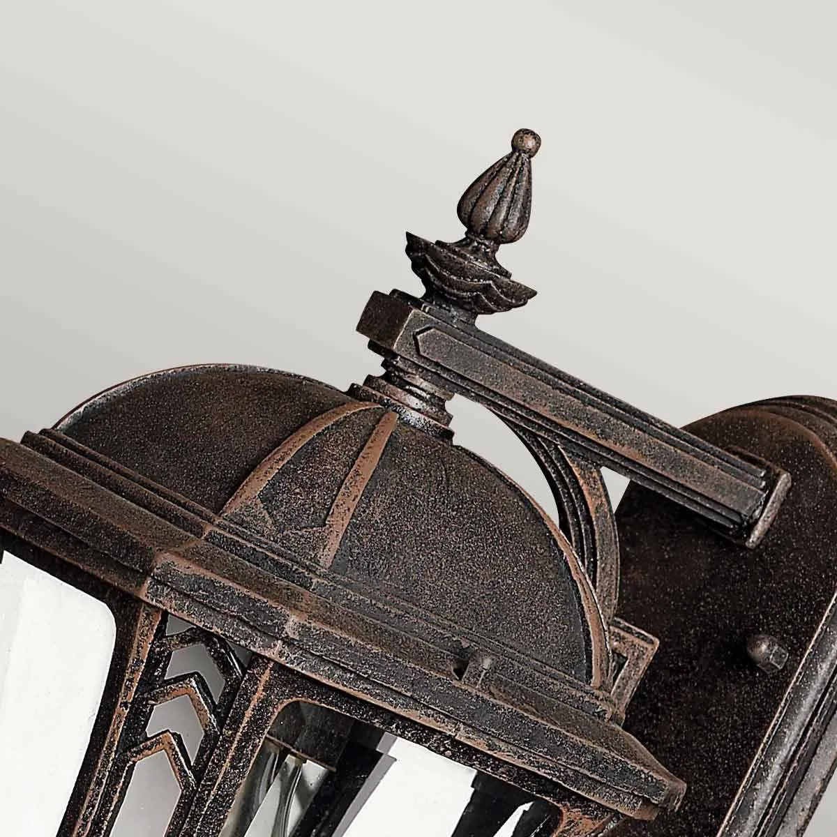 Wabash 1 Light Small Wall Lantern | Mocha