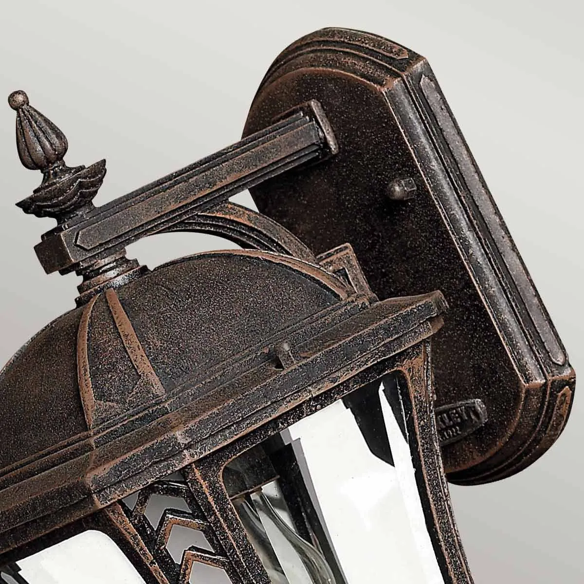Wabash 1 Light Small Wall Lantern | Mocha