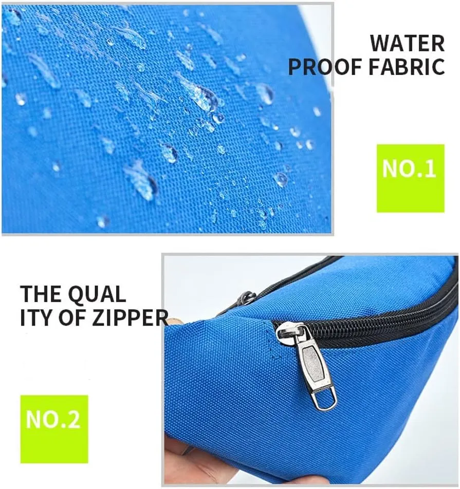 Waist Bag Women's Belt Bag Travel Men's Hip Butt Bag Women's Wallet Female Abdominal Coin (Color: B, Size: 33cm*13cm) (C 33cm *13cm)