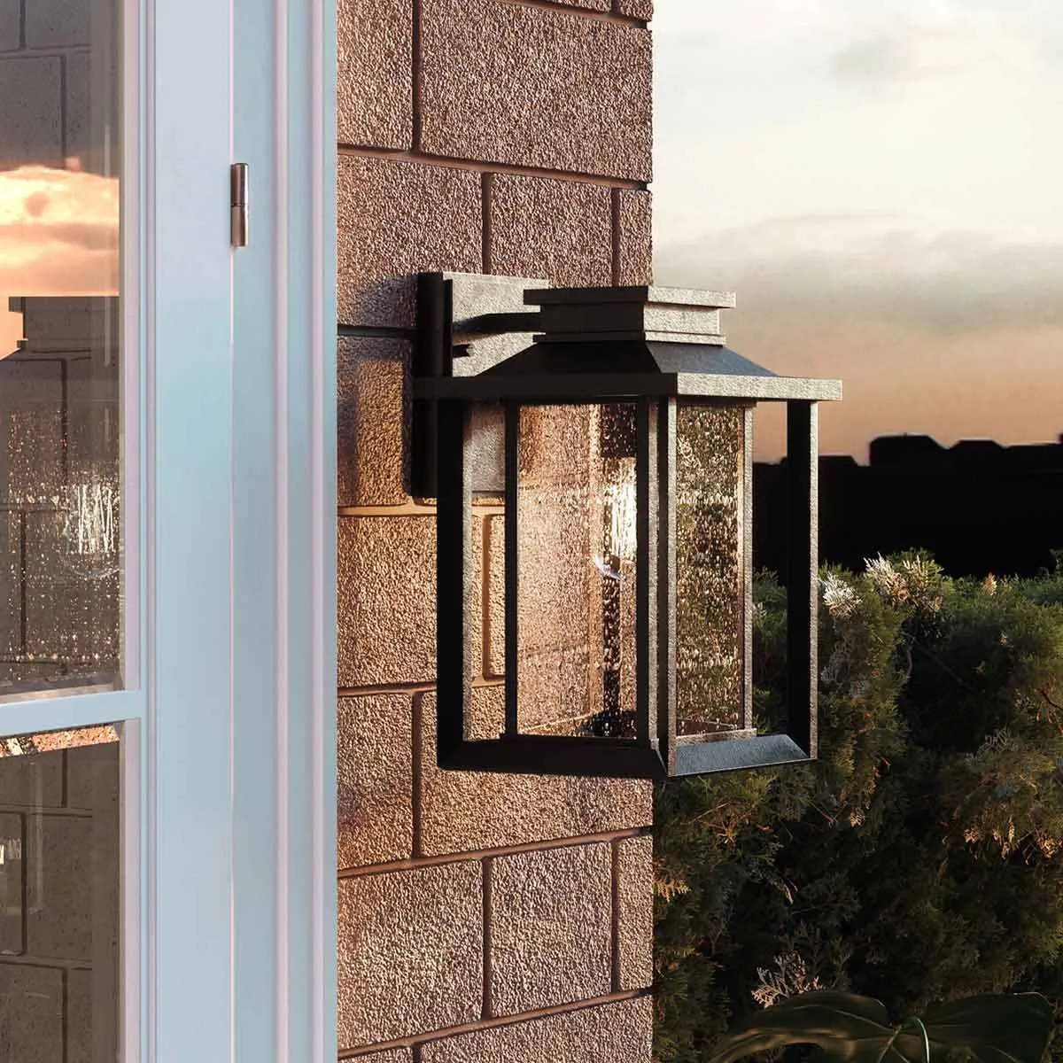 Wakefield 1 Wall Lantern - Medium | Earth Black
