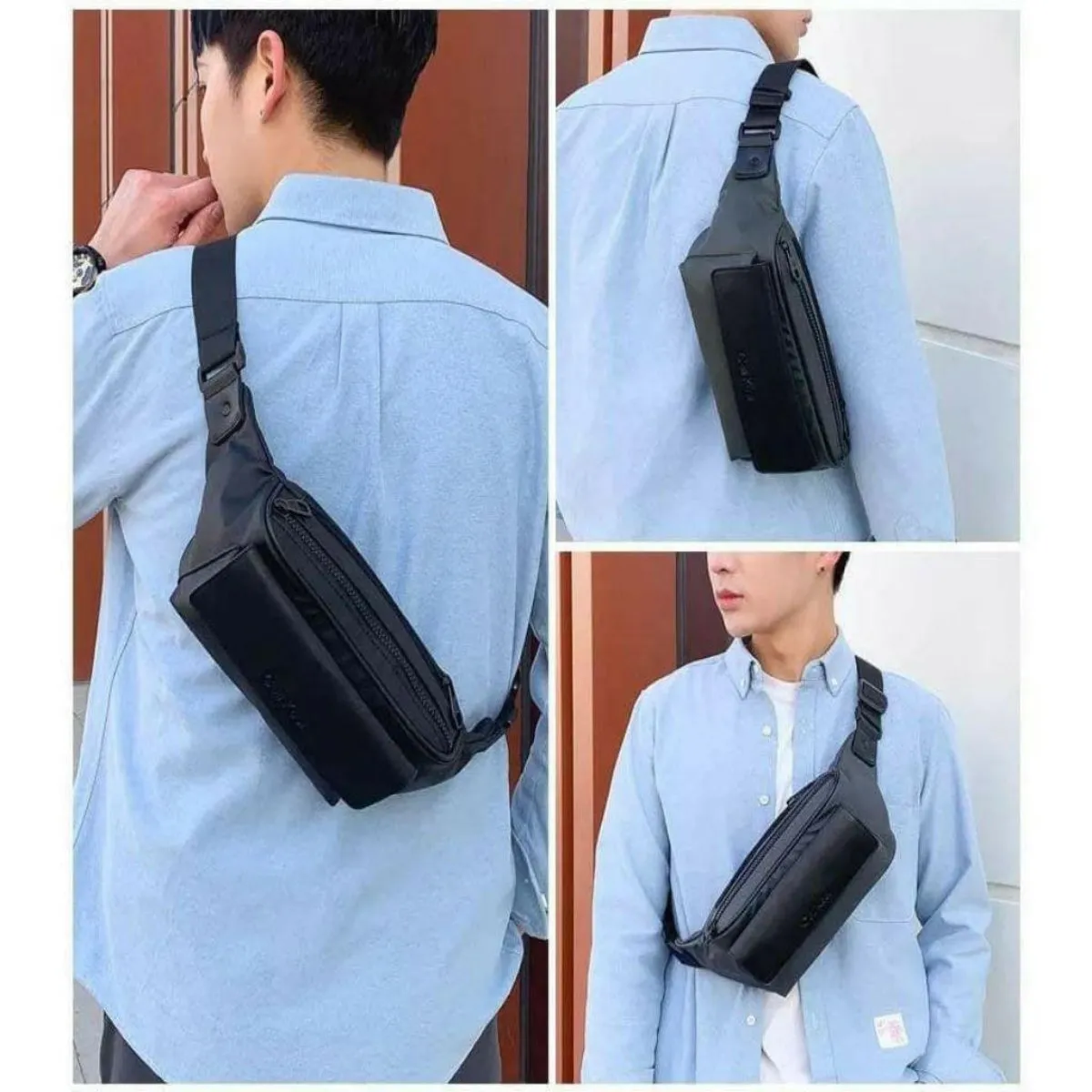 Waterproof شنطة وسط رجالي