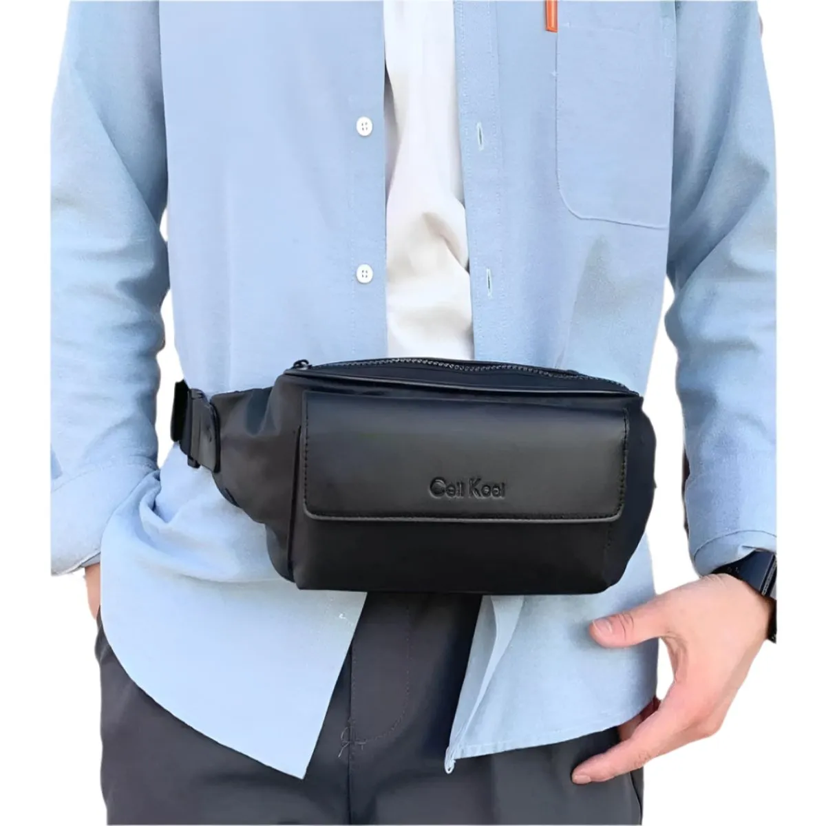 Waterproof شنطة وسط رجالي