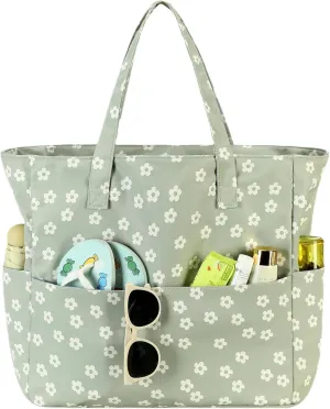 Waterproof Beach Tote Pool Bags for Women Ladies Extra Large Gym Tote Carry On Bag With Wet Compartment for Weekender Travel