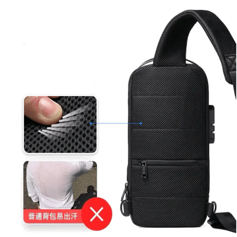 Waterproof Solid Crossbody Bag