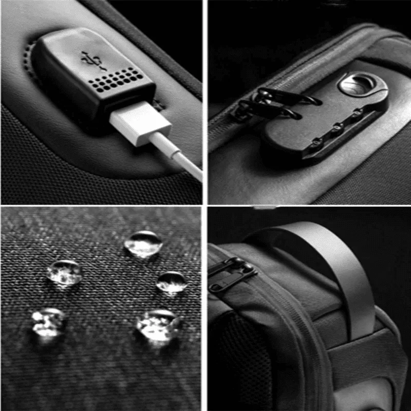 Waterproof Solid Crossbody Bag