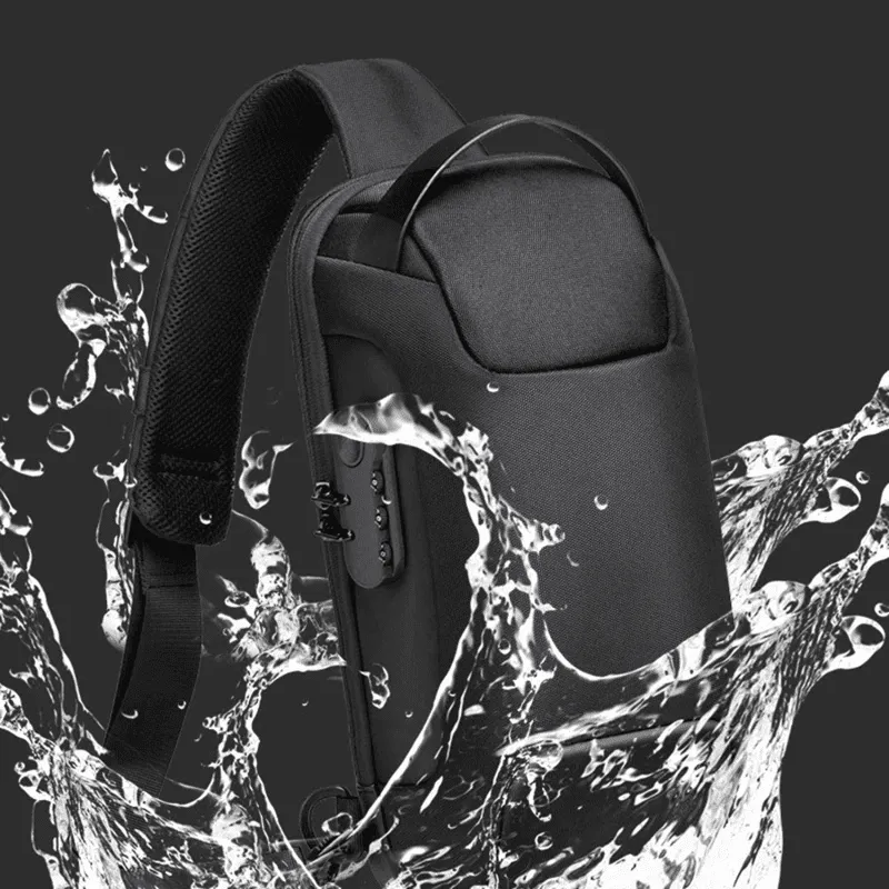 Waterproof Solid Crossbody Bag