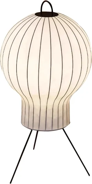 White Paper Lantern Floor Lamp with Noguchi Paper Shade Rice Paper Table Lamp for Living Room Bedside Minimalist Japanese Paper Lamps Table Lamps (W15.8”)