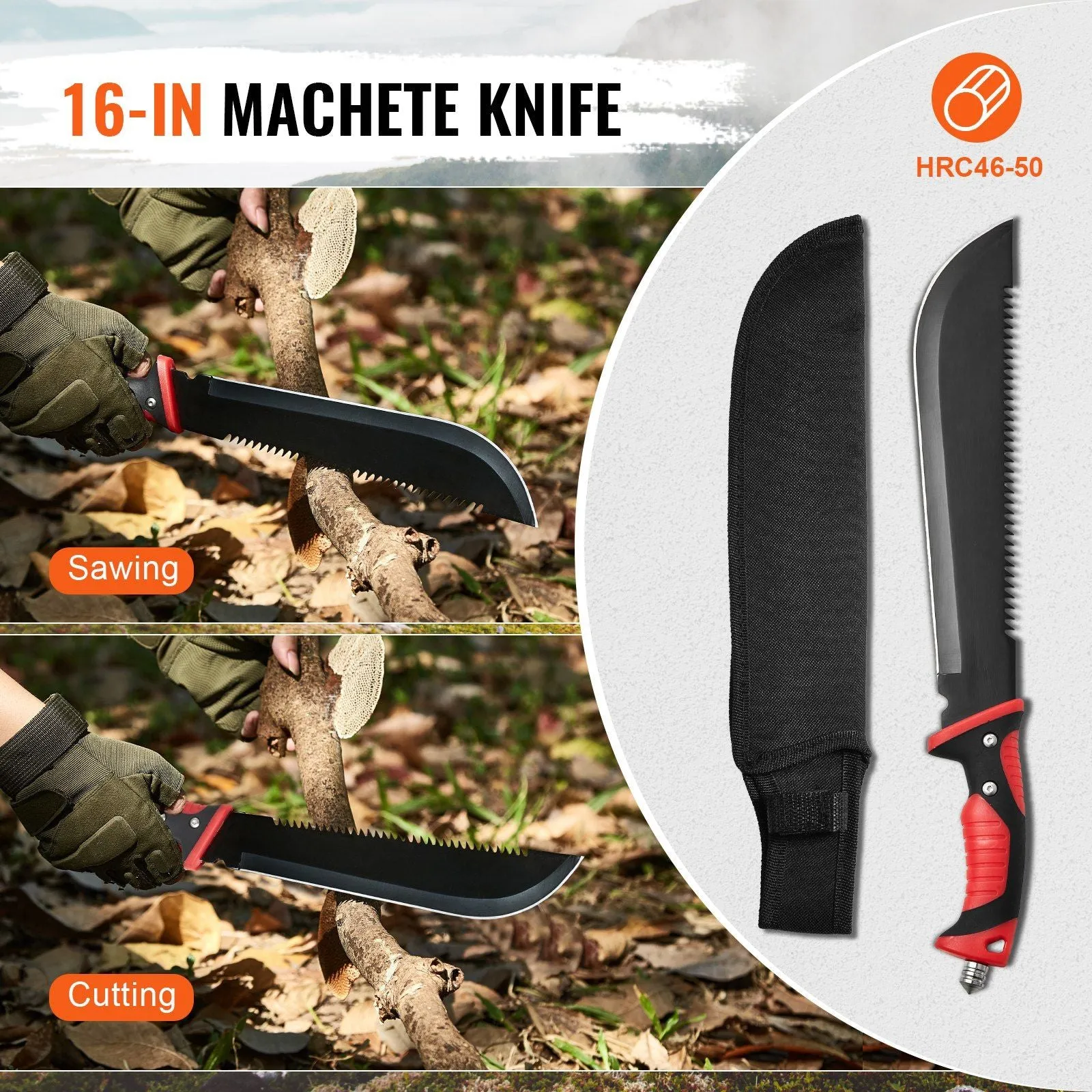 WilderFang™ Axe & Machete Kit