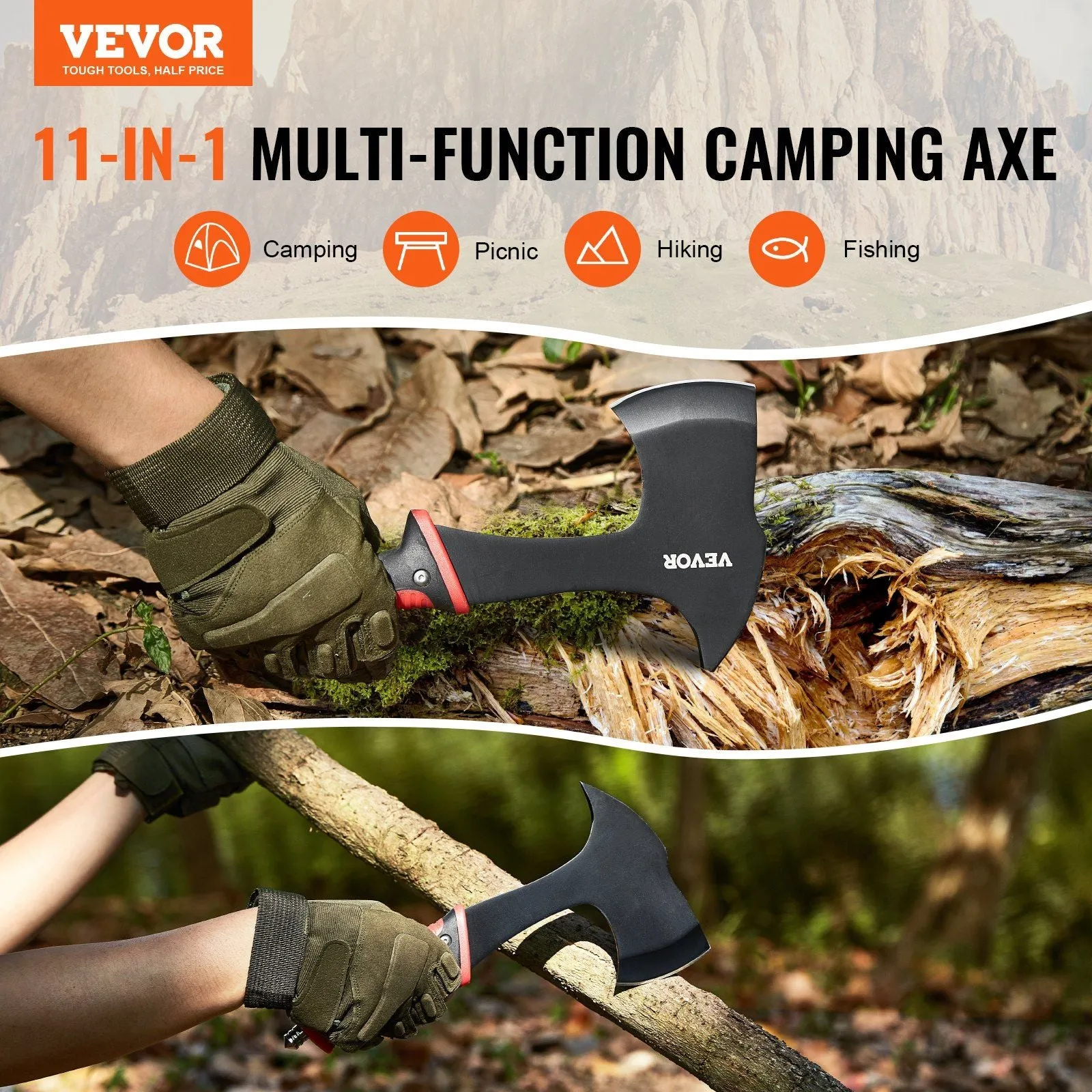 WilderFang™ Axe & Machete Kit