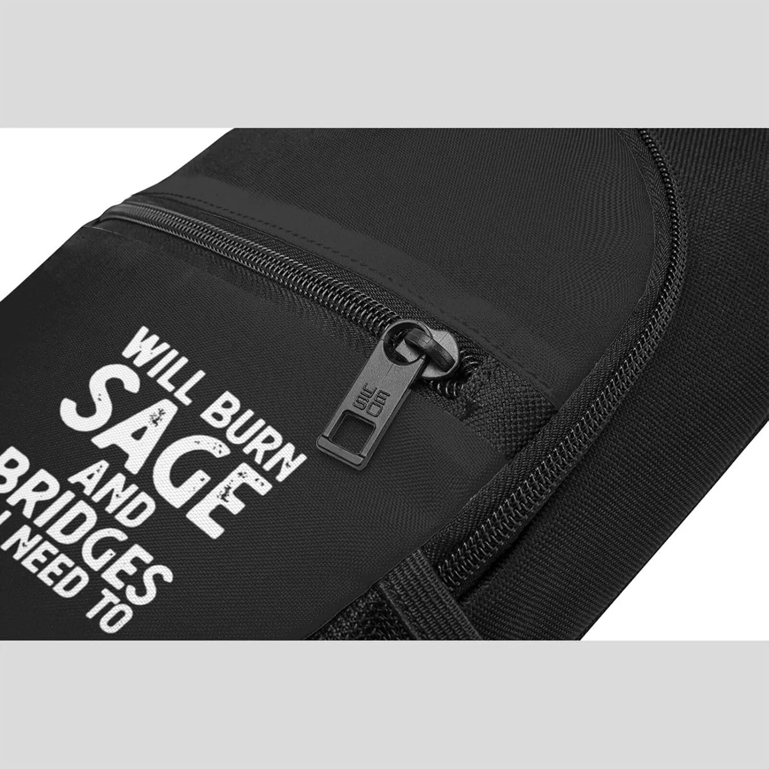 Will Burn Sage And Bridges If I Need To Unisex Chest Bag Lightweight Crossbody Shoulder Bag Travel Pocket