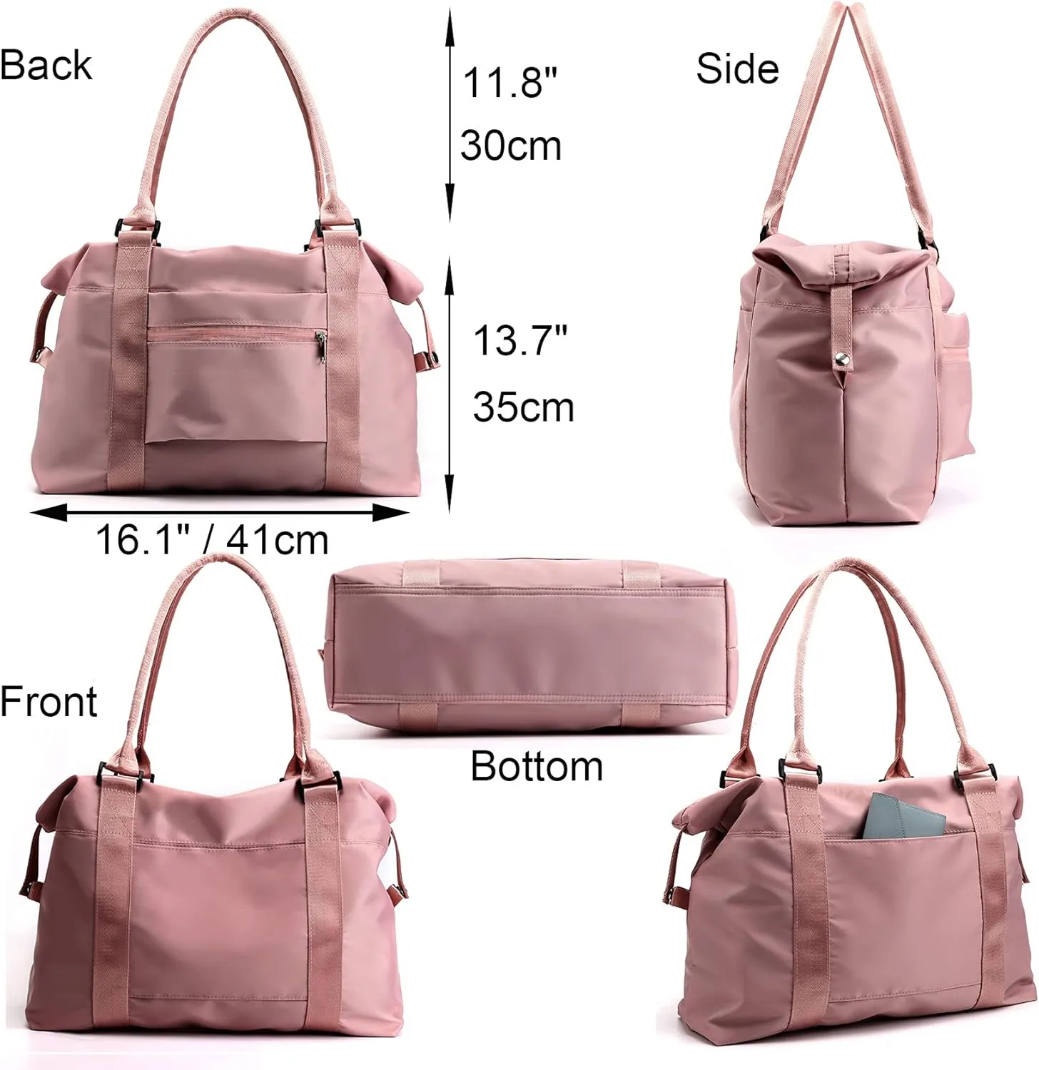 Women Tote Bag Travel Duffel Bag Carry On Luggage Bag Sports Gym Bag
