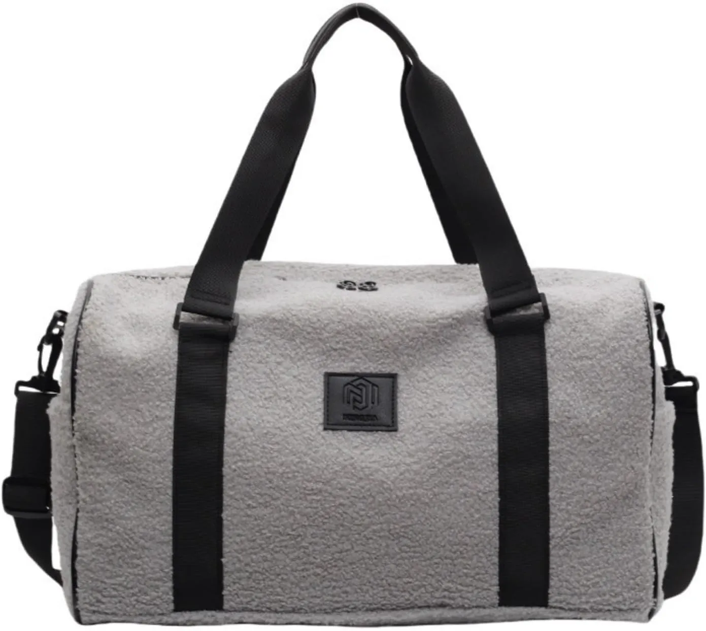 Women's Colorful Lightweight Duffel, Large Capacity Travel Yoga Bag,Lightweight Sports Duffel,Colorful Handbag (Gray)