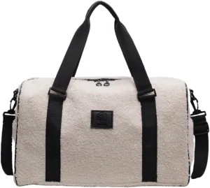 Women's Colorful Lightweight Duffel, Large Capacity Travel Yoga Bag,Lightweight Sports Duffel,Colorful Handbag (White)