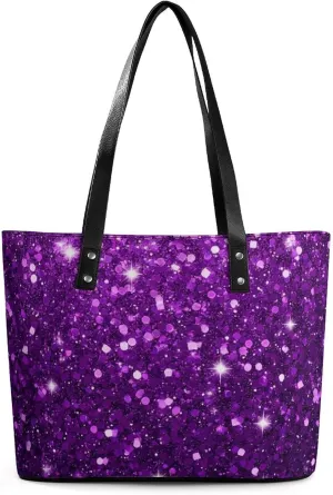 Women's Elegant Leather Handbag Unisex Leather Tote Bag Lightweight Handbag