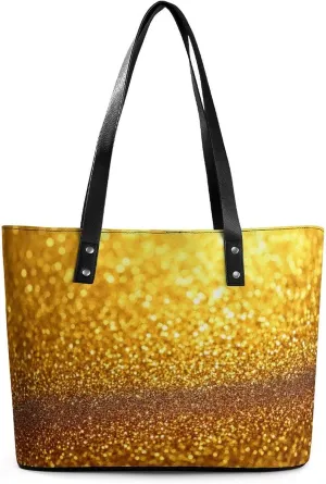 Women's Elegant Leather Handbag Unisex Leather Tote Bag Lightweight Handbag