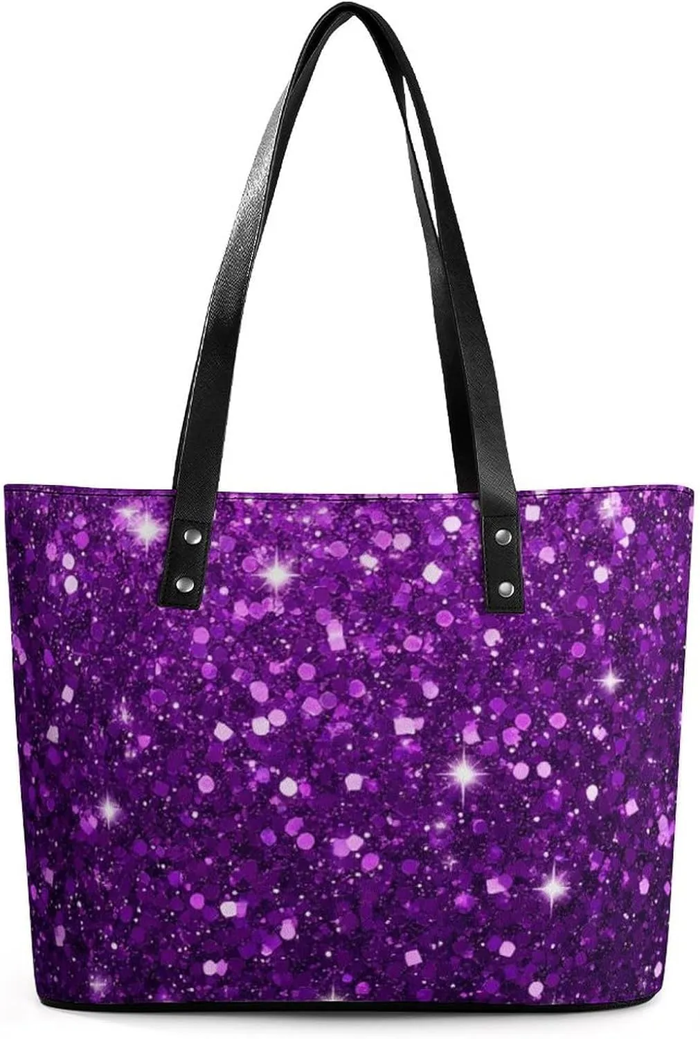 Women's Elegant Leather Handbag Unisex Leather Tote Bag Lightweight Handbag