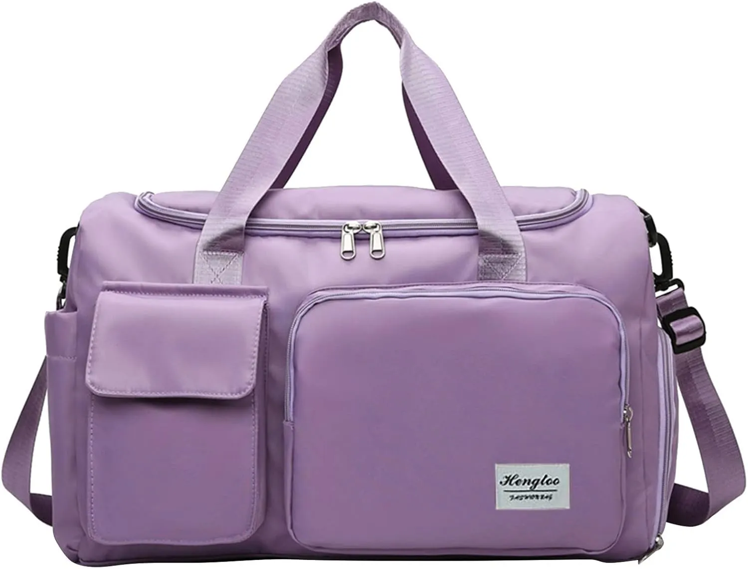 Womens Gym Bag with Shoes Compartment,28L Duffel Bag Men,Waterproof Gym Duffle Bag for Workout Travel Yoga Sports
