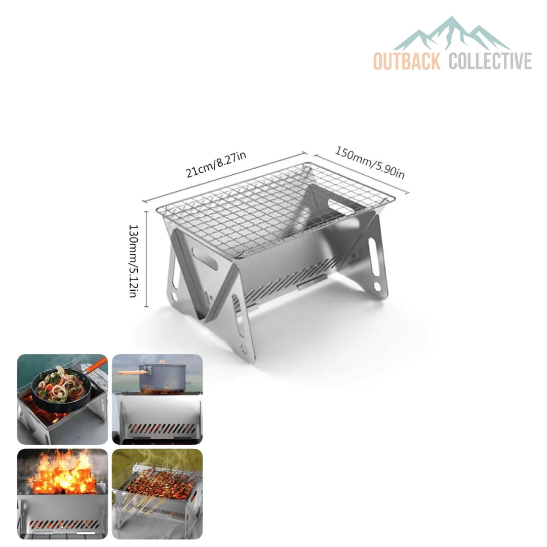 Wood Burning Stove with Grill