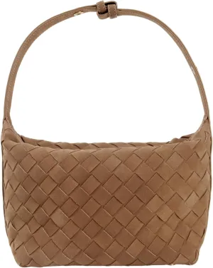 Woven Bag,Woven Leather Handbags,Suede Bags for Women,Retro Textured Waterproof and Wear-resistant Handbag