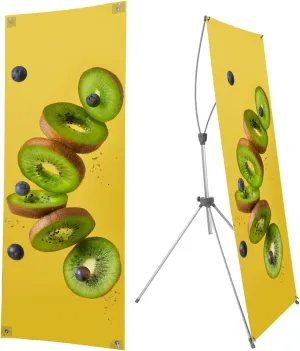 X Banner Stand 36"*78" Perfect for Restaurant and Store Display with Portable Travel Bag (36"*78")