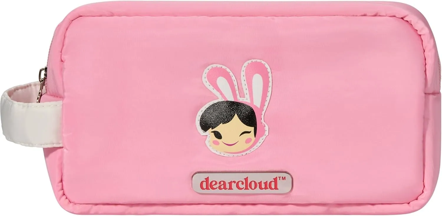 x Paul Frank Bunny Girl Cosmetics Bag - Lightweight Makeup Bag & Travel Organizer (Bunny Girl)