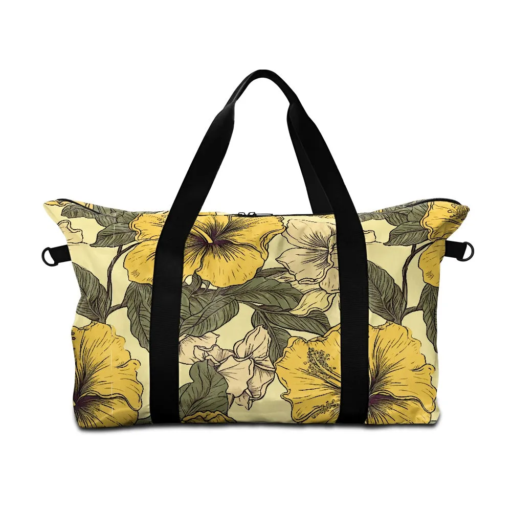 Yellow Hibiscus Lightweight luggage