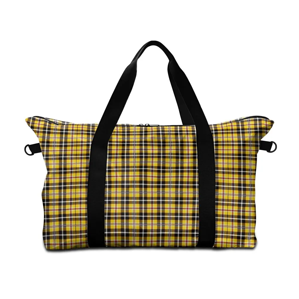 Yellow Plaid Lightweight luggage