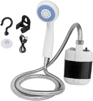 Yiju Electric Outdoor Shower Camp Shower Pump Travel Shower Portable Camping Shower