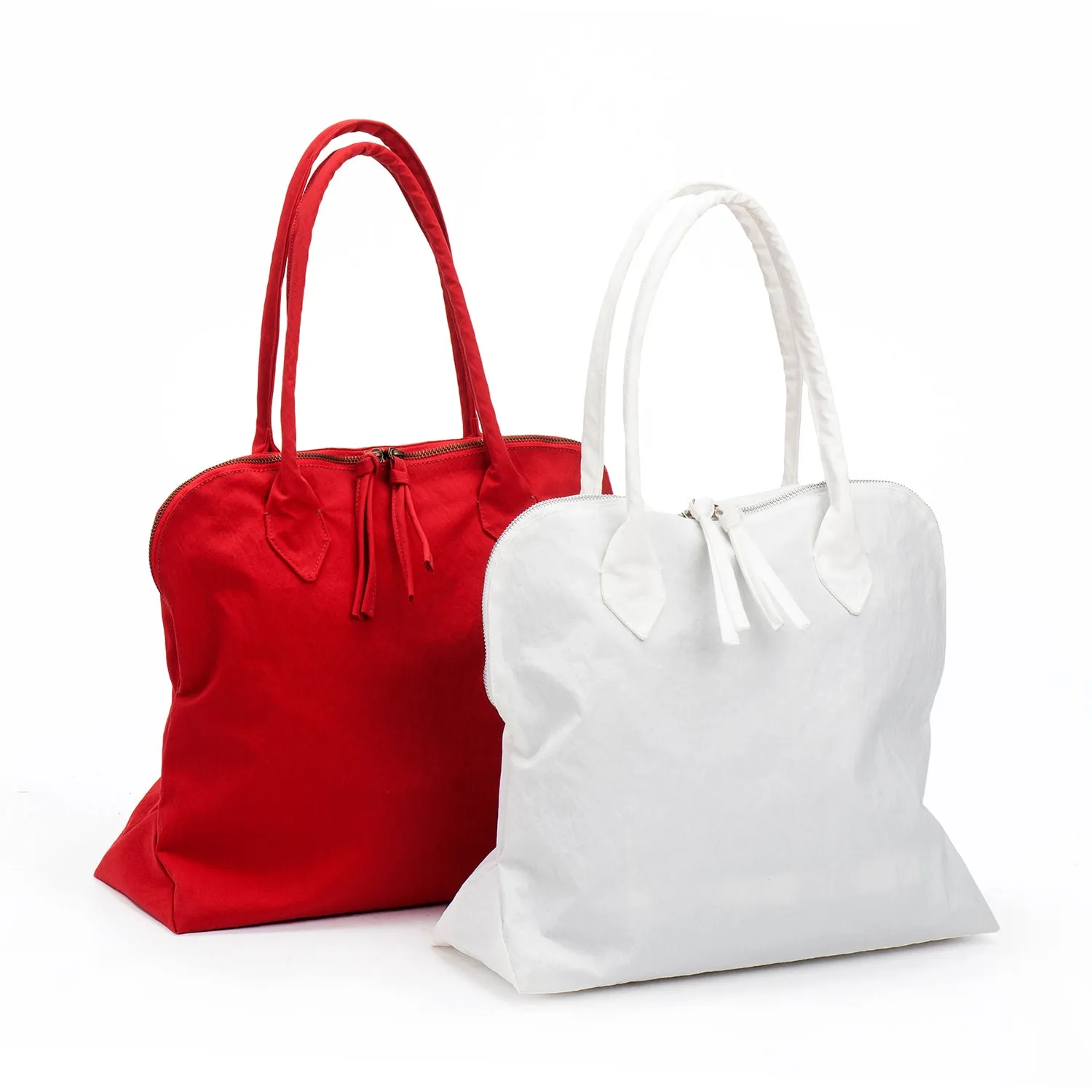 YOKO Red Vegan Lightweight Fabric Bag