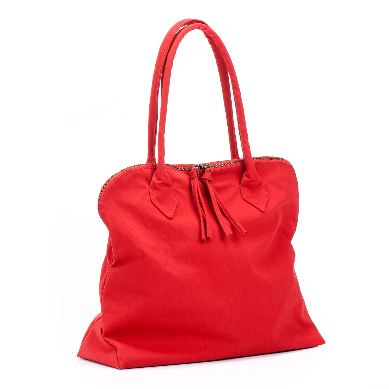 YOKO Red Vegan Lightweight Fabric Bag
