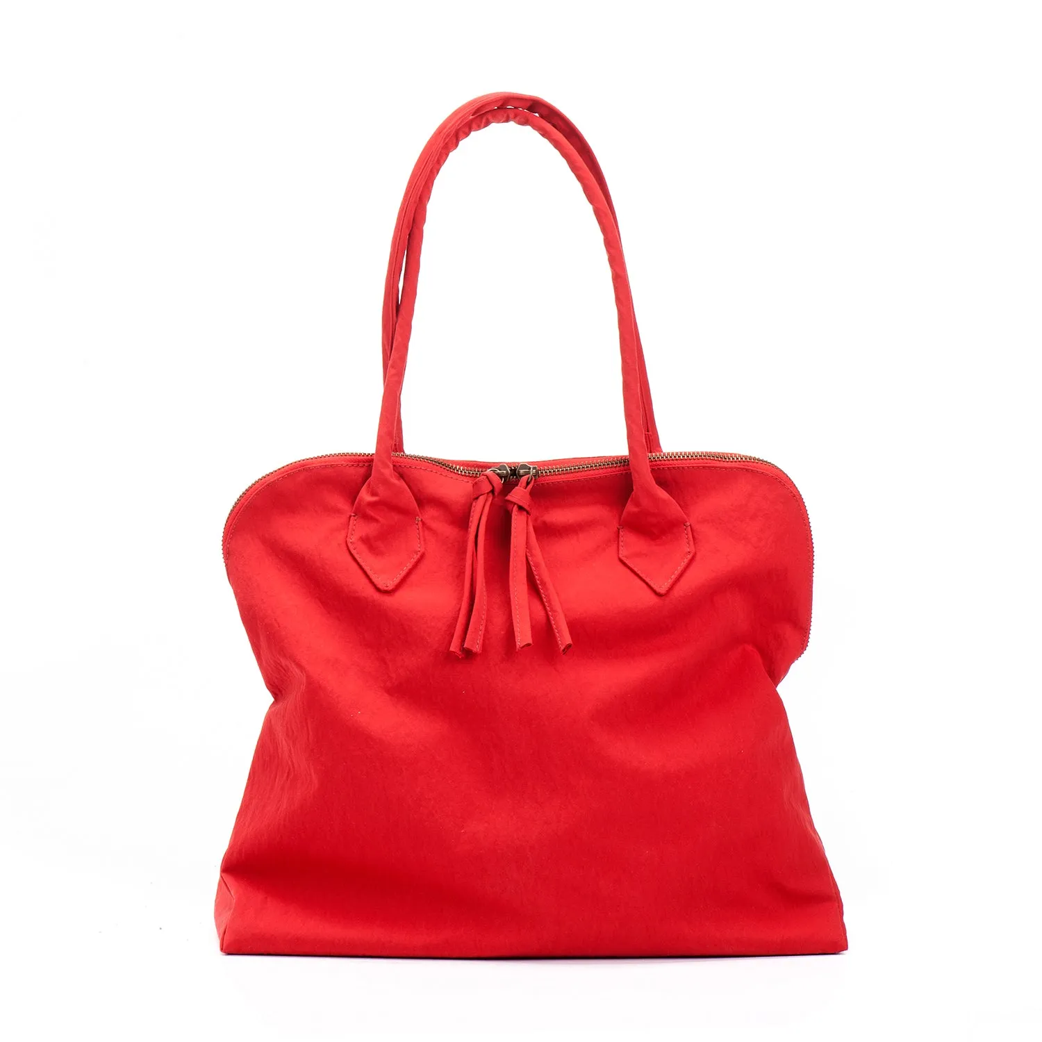 YOKO Red Vegan Lightweight Fabric Bag