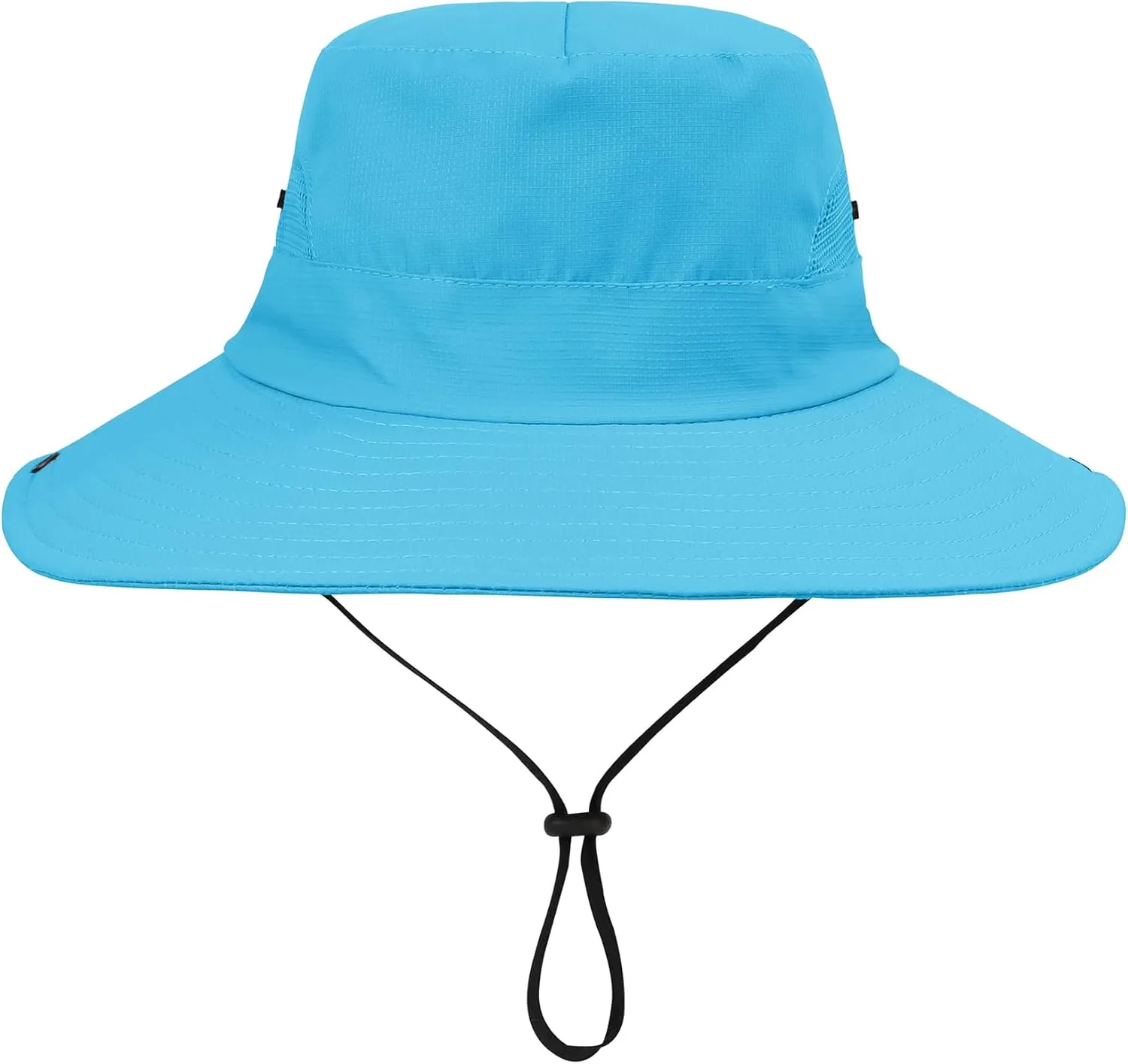 Zando Kids Bucket Hat Girls Sun Hat with Ponytail Hole UPF 50 Outdoor Hat Wide Brim Beach Summer Cap for Kids Ags 4-12