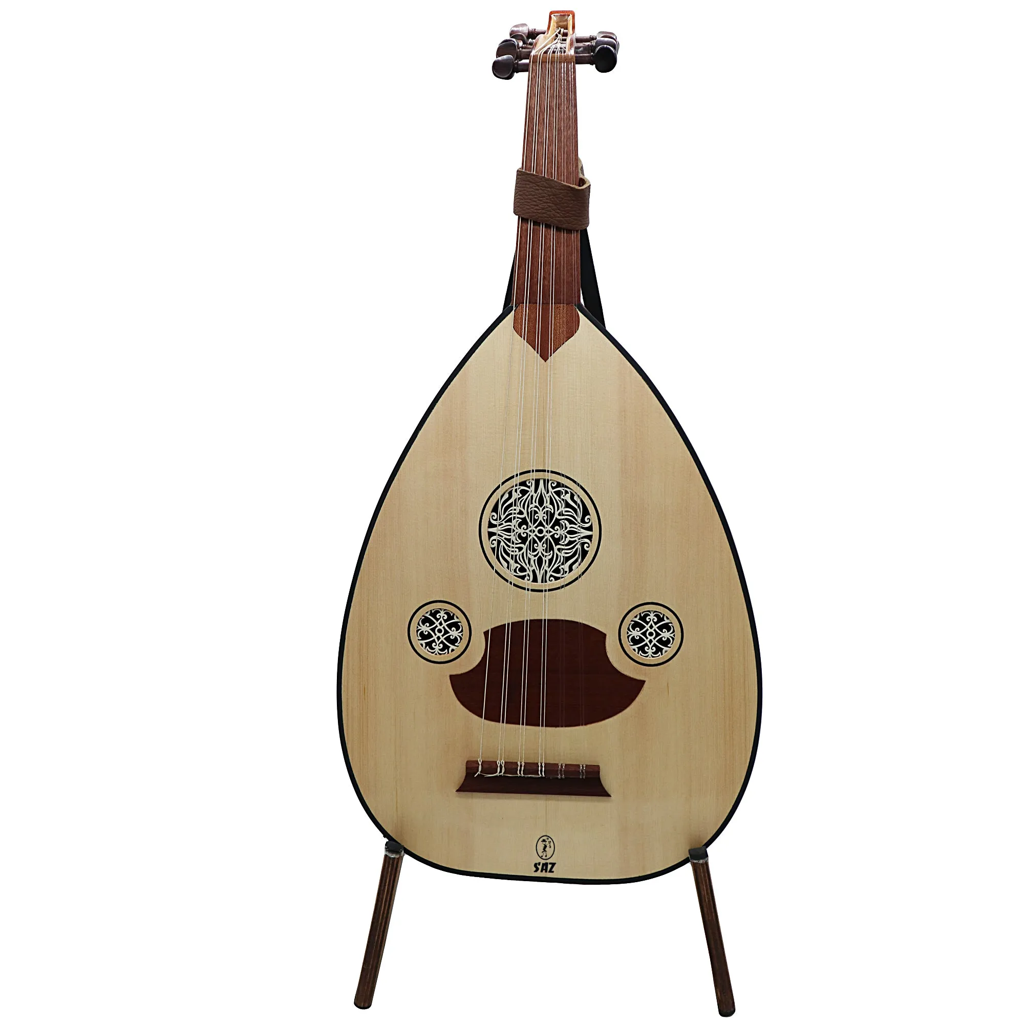 Zaza percussion - Portable Foldable Wood Oud Stand