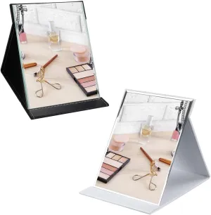 ZBEIVAN 10x7 Black and White Makeup Mirror